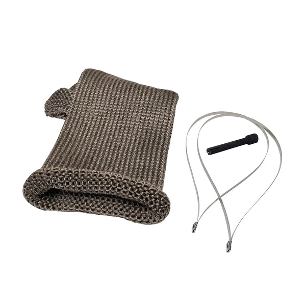 DEI 10038 Titanium Knit Exhaust Sleeve 4" X 12"