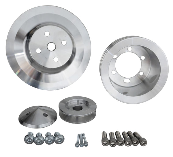 Big Block Chrysler Performance Ratio V-Belt Pulley Kit (2V)