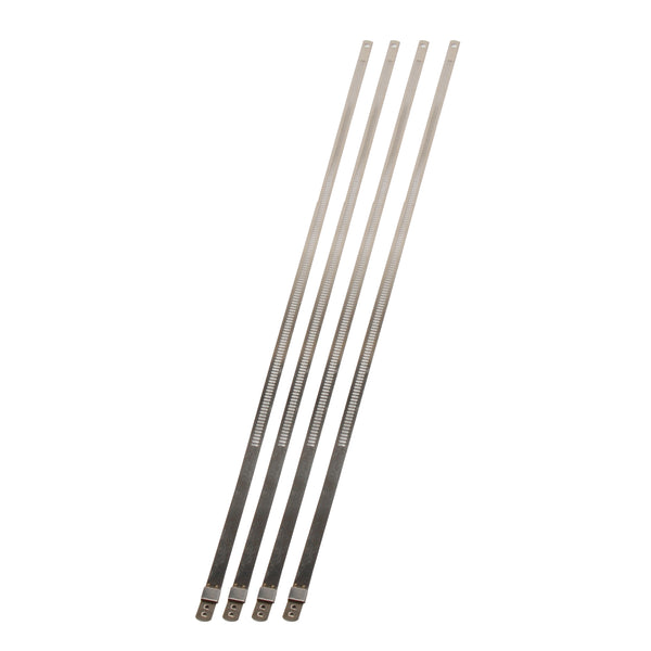 DEI 10209 Stainless-Steel Positive Locking Ties 7mm X 14" (4-Pack) 010209