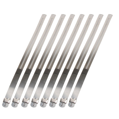 DEI 10211 Stainless-Steel Positive Locking Ties 12mm X 9