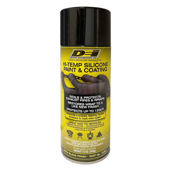 DEI 10301 Hi-Temp Silicone Coating Spray Black 010301