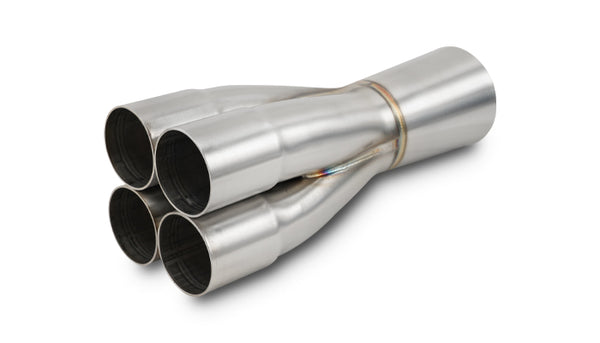 4-1 Merge Collector  1.75" Inlet I.D.; Merge O.D. - 2.50"; Outlet O.D. - 3.00"