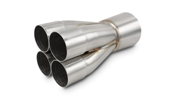 4-1 Merge Collector  2.25" Inlet I.D.; Merge O.D. - 3.50"; Outlet O.D. 4.00"