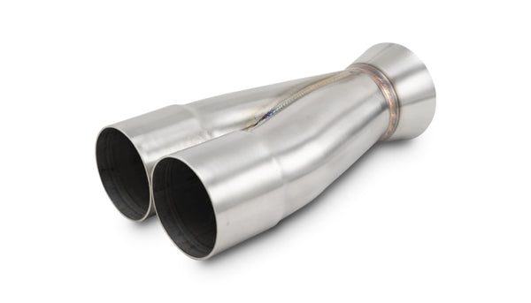 2-1 Merge Collector  2.25" Inlet I.D. X 3" Outlet O.D.  8.75" Overall Length