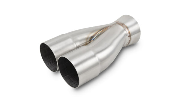 2-1 Merge Collector  2.5" Inlet I.D. X 3" Outlet O.D.  8.50" Overall Length