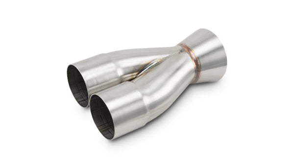 2-1 Merge Collector  2.5" Inlet I.D. X 3.5" Outlet O.D.  8.60" Overall Length