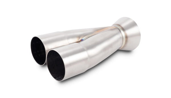 2-1 Merge Collector  2.00" Inlet I.D. X 3.00" Outlet O.D.  8.25" Overall Length