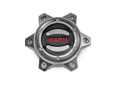 OPTIONAL WHEEL CENTER CAP - GRAY/RED 6 LUG