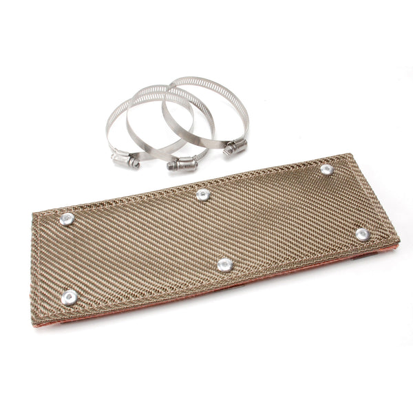DEI 10454 Titanium Pipe Shield  4 In. X 12 In. 010454