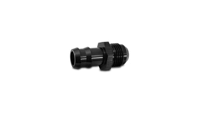 Male AN To Hose Barb Straight Adapter Fitting; Size: -6AN Hose Size: 3/8