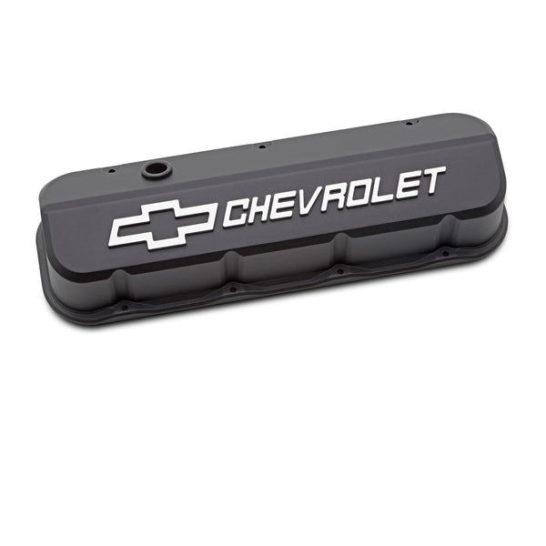 Black Crinkle W Raised Chevy Logo