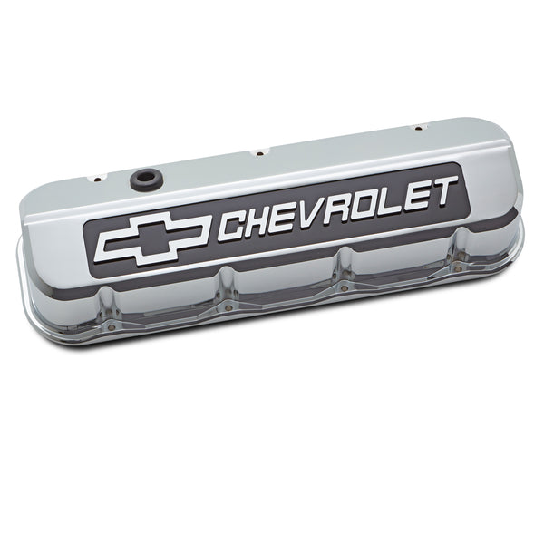 Chrome W/ Blackfield Chevy Logo