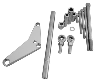 Small Block Ford 5.0L Adjustable Alternator Bracket - Silver