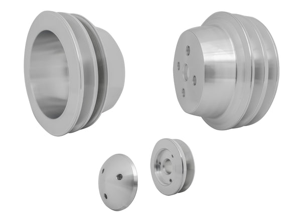 Small Block Ford High Flow Pulley Kit - 3 Bolt - Early