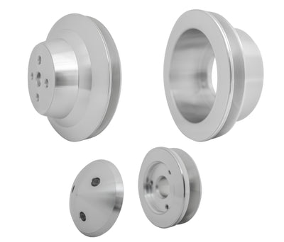 Small Block Ford Pulley Kit  1V  4 Bolt  Late