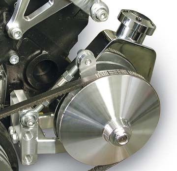 Small Block Chevy Power Steering Bracket - Adjustable - Saginaw - SWP