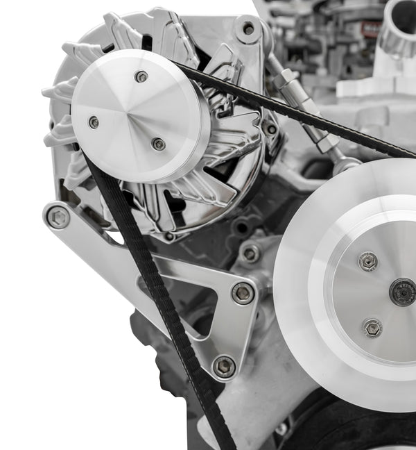 Small Block Chevy Deluxe Alternator Bracket - LWP