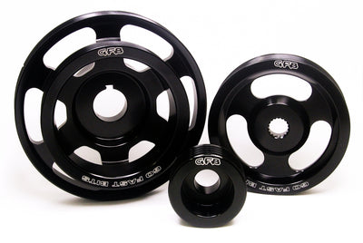 3-piece Underdrive Pulley Kit (Crank Alternator & Power Steering Pulleys & Required Belt)