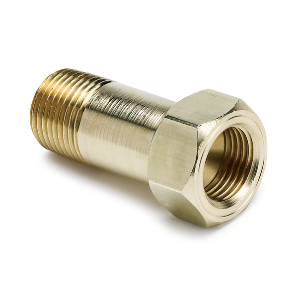 FITTING ADAPTER 3/8 In. NPT MALE EXTENSION BRASS FOR MECH. TEMP. GAUGE