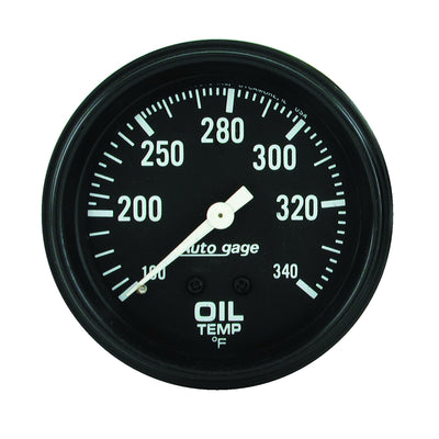 2-5/8 In. OIL TEMPERATURE 100-340 Fahrenheit AUTO GAGE