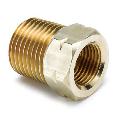 FITTING ADAPTER 1/2-1/16 In. NPT MALE BRASS FOR AUTO GAGE MECH. TEMP.