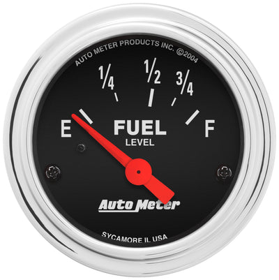 2-1/16 In. FUEL LEVEL 73-10 O TRAD. CHROME