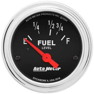 2-1/16 In. FUEL LEVEL 16-158 O TRAD. CHROME