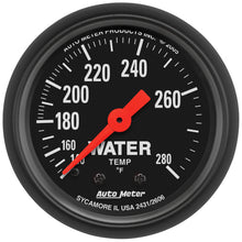 2-1/16 In. WATER TEMPERATURE 140-280 Fahrenheit Z-SERIES