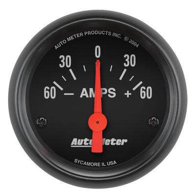 2-1/16 In. AMMETER 60-0-60 AMPS Z-SERIES