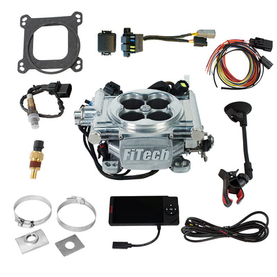 FiTech - Go EFI 4 600 HP Bright Aluminum EFI System
