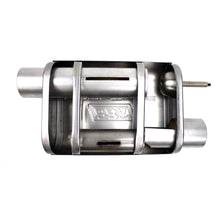 BBK UNIVERSAL 2-1/2 VARITUNE ADJUSTABLE MUFFLER DOUBLE OFFSET (STAINLESS)
