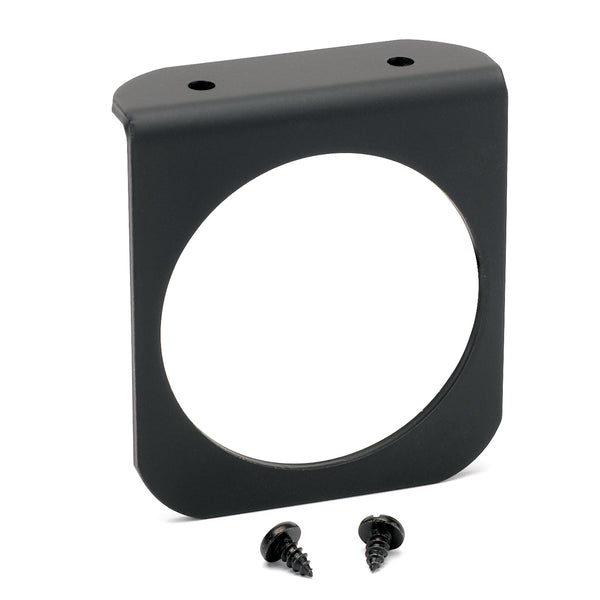 GAUGE MOUNTING PANEL SINGLE 2-5/8 In.  BLACK ALUMINUM