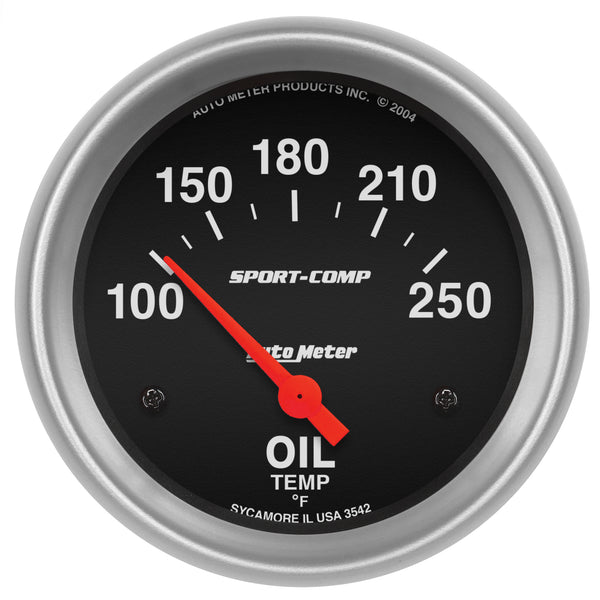 2-5/8 In. OIL TEMPERATURE 100-250 Fahrenheit SPORT-COMP