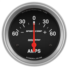2-5/8 In. AMMETER 60-0-60 AMPS SPORT-COMP