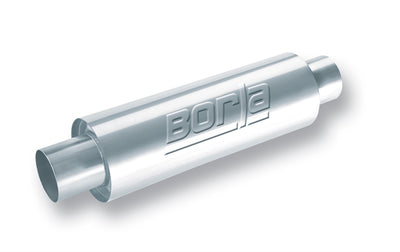 XR-1 Sportsman Racing Muffler 3 In. Center Inlet/ 3 In. Center Outlet 5 In. Round X 15 In. Long Body