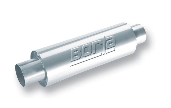 XR-1 Sportsman Racing Muffler 3 In. Center Inlet/ 3 In. Center Outlet 5 In. Round X 15 In. Long Body