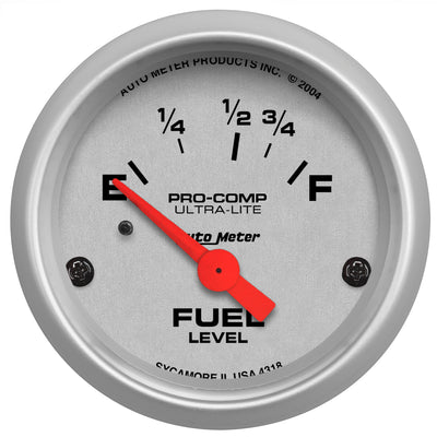 2-1/16 In. FUEL LEVEL 16-158 O ULTRA-LITE