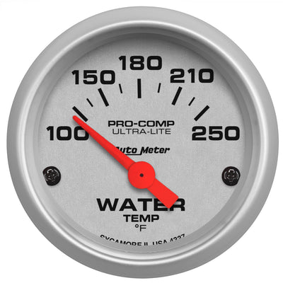 2-1/16 In. WATER TEMPERATURE 100-250 Fahrenheit ULTRA-LITE