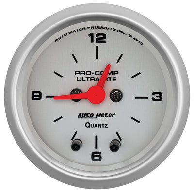 2-1/16 In. CLOCK 12 HOUR ULTRA-LITE