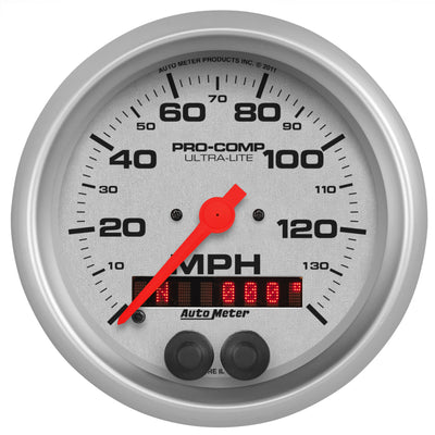 3-3/8 In. GPS SPEEDOMETER 0-140 MPH ULTRA-LITE
