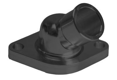 Water Neck  Chevy  LS Engine  45 Degree  Two Piece  Billet  Black
