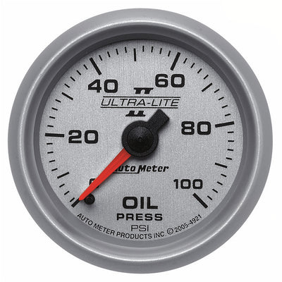 2-1/16 In. OIL PRESSURE 0-100 PSI ULTRA-LITE II