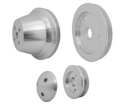 Small Block Chevy Pulley Kit - V-Belt - SWP - 1V