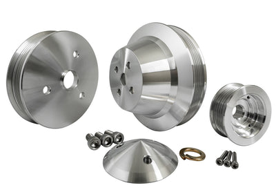 Small Block Chevy Serpentine Pulley Kit - 1V