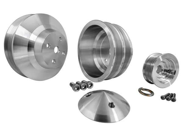 Small Block Chevy Serpentine Pulley Kit - LWP - 2V