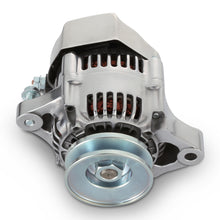 100% NEW  POLISHED  1-WIRE MINI ALTERNATOR  GM 50 AMP.