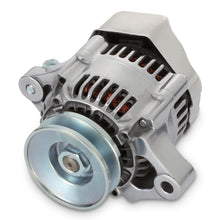 100% NEW  POLISHED  1-WIRE MINI ALTERNATOR  GM 50 AMP.