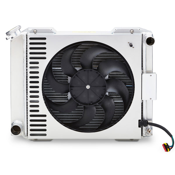 Slim-Fit Radiator System  Universal  Ford Style  19-inch Core  Manual Trans