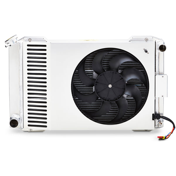Slim-Fit Radiator System  Universal  Ford Style  26-inch Core  Manual Trans