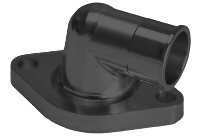 Water Neck  Chevy  LS Engine  90 Degree  Two Piece  Billet  Black